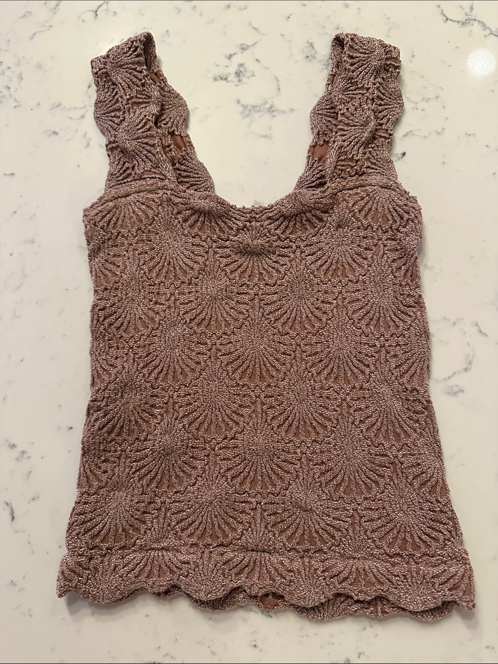 Free People Love Letter Cami Withered Rose XS/S
